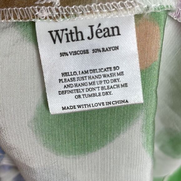 NEW With Jean Hermana Dress Viola Tricolor - Picture 13 of 13